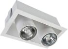 Wei Moderne Einbauleuchte downlight Lampe 2x35W/GU10 19,2x12,5 [cm]