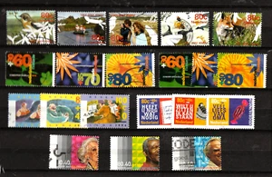 Netherlands collection...album card with 5 used social welfare sets - Picture 1 of 1