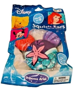 Disney Squish Ears Super Soft Slow Release Stress Toys 2-Sided PRINCESS ARIEL - Picture 1 of 2