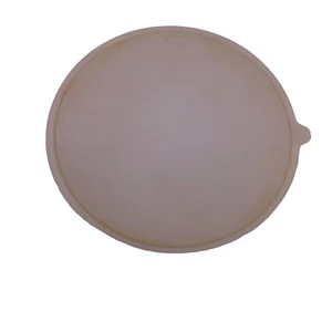 "Sello de tapa de repuesto Tupperware esmerilado transparente #1203-10 con lengüeta de 9"" de diámetro de colección" - Imagen 1 de 7