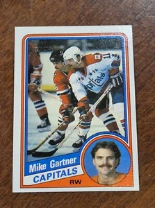 1984-85 Topps Hockey Card Mike Gartner Washington Capitals #143 - Picture 1 of 2