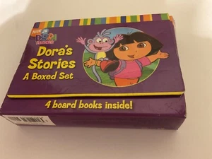 Dora’s Stories A Boxed Set (Nick JR. Carry-Along Boxed Set of 4 Books - Picture 1 of 3
