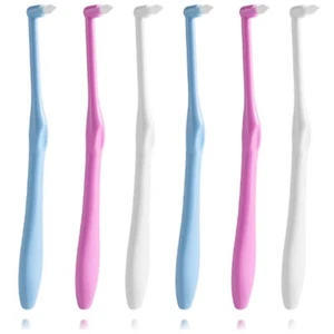 6 x TePe Compact Tuft Single Toothbrush Optimal For Precision Cleaning - Picture 1 of 11