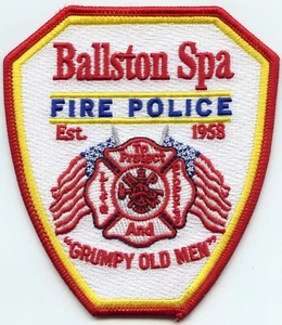 PARCHE DE POLICÍA DE BOMBEROS BALLSTON SPA NUEVA YORK Grumpy Old Men - Imagen 1 de 1