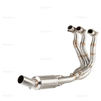 Tubo de enlace de cabezal de escape para motocicleta Triumph Daytona / Trident 660 2021-2025 Foto 1 de 4