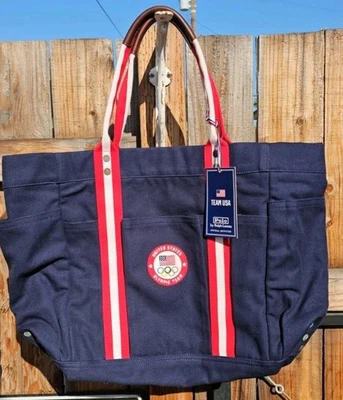Polo Ralph Lauren Team USA 2024 Summer Olympics Patch Tote Bag W/Tag - Image 1 of 4