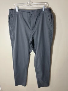 Pantalones de golf Jack Archer para hombre 36x32 carbón rendimiento vestido chino poliéster - Imagen 1 de 10