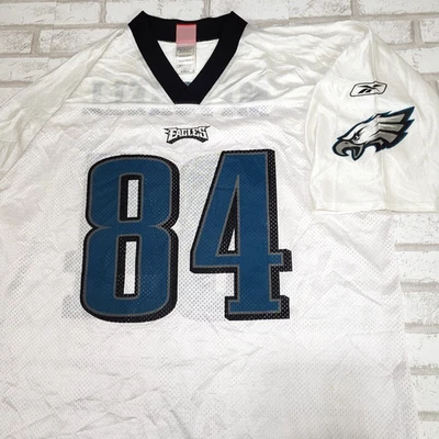 Camiseta deportiva de fútbol americano vintage Y2K Reebok NFL Philadelphia Eagles Mitchell #84 para hombre XL Foto 1 de 4