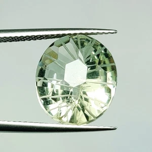 6.65 Ct Natural Green Amethyst High Luster Oval Football Cut- 8375 - Picture 1 of 2