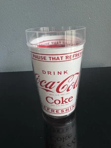 Coca-Cola Coke Cup Double Walled Insulated Thermo Serv 6.75" Tall Made in USA - Picture 1 of 3