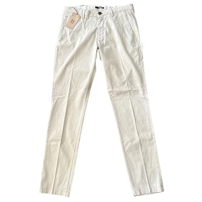 Boggi Milano Dress Pants Mens 33x31 Beige Tan Twill Flat Front Chino Italian NWT - Image 1 of 4