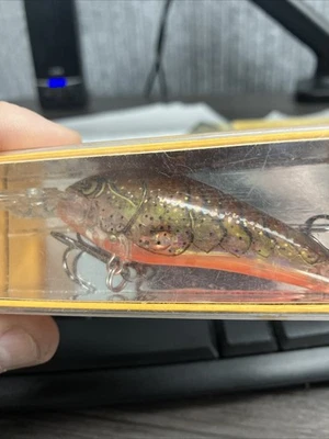 RAPALA GLASS FAT RAP, GFR-7 Glass Brow Crawdad - Image 1 of 3