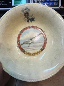 CREAM OF WHEAT CEREAL BOWL SPIRIT OF ST LOUIS CHEF BLACK AMERICANA 6 Inch - Picture 1 of 10