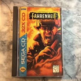 Sega Fahrenheit CD 32X Original CD Jewel Case Game Box Art for Sega CD