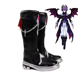 Anime Genshin Impact Durin Leder Schuhe High Heels Reitstiefel Cosplay Show - Bild 1 von 19