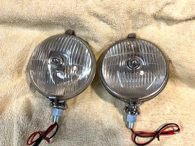 LUCAS SFT576 LAMPS PAIR REFURBISHED TRIUMPH MG ASTON MARTIN ALVIS JAGUAR XK120 - Image 1 of 3