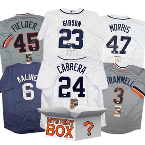 Autographed/Signed Detroit Baseball Jersey Mystery Box with PSA JSA Beckett COA - Picture 1 of 1