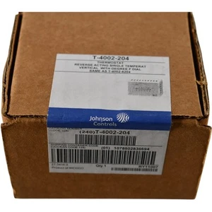 NEW Johnson Controls T-4002-204 Reverse Acting Pneumatic Vertical Mount Thermost - Picture 1 of 3
