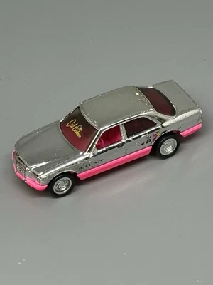 Hot Wheels Mercedes 380 SEL Cal Custom 1981 Malasia cromo plata base rosa Foto 1 de 3