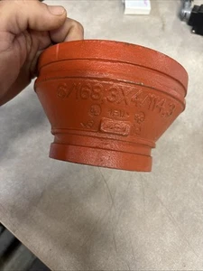 Victaulic Grooved Reducer 6" x 4" 168.3mm x 114.3mm CAST IRON - Picture 1 of 5