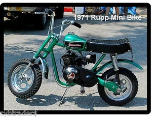 1971 Rupp Scrambler Mini Bike  Refrigerator / Tool  Magnet   - Picture 1 of 1