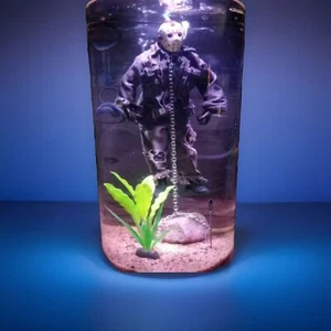 Vintage Jason Voorhees Friday 13th Water Lantern Collector Water Lantern Horror - Picture 1 of 4