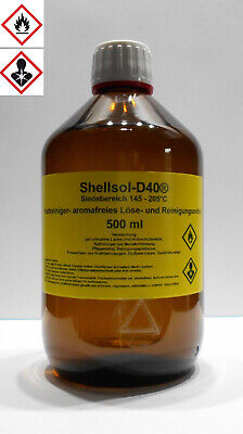 500 Ml Shellsol-D40®, Limpiador En Frío, Disolvente Sin Aroma, Iso Aliphatan • 10.95€
