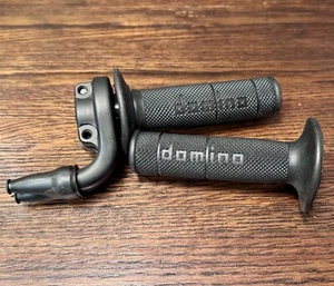 Domino Push-Pull KRE Dual Cable Throttle w/ Hand Grips 22mm 7/8" Handlebars - Picture 1 of 3