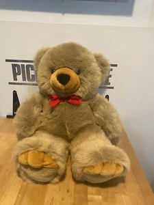 Vintage 1992 The JC Penney Collection großer Teddybär Plüsch Jingle Bell Schwanz - Bild 1 von 7