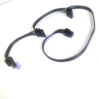 Mainboard 6Pin to 3-port Molex 4Pin IDE Cable For Seasonic PSU Power Module KM3 - Image 1 of 3