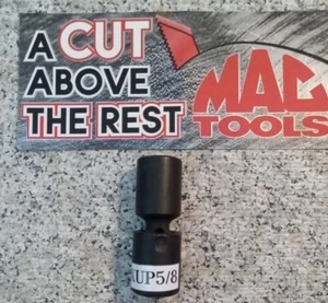 MAC TOOLS #XUP206D 3/8" DRIVE IMPACT UNIVERSAL SOCKET 5/8" - 6-PT. - Picture 1 of 5