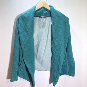 The North Face Wrap Cardigan Sweater Open Front Cozy Casual Blue Size XS - Picture 1 of 9