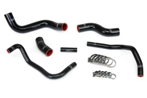 HPS Black Silicone Radiator + Heater Hose Kit Coolant Replacement 57-1336-BLK - Picture 1 of 4