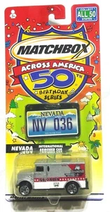 MK Matchbox - 2001 Across America - #36 International Armored Car - Gray -Nevada - Picture 1 of 3