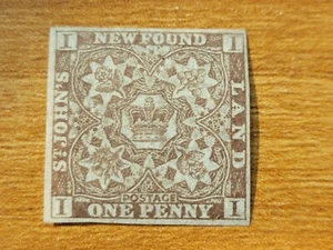 1961 Newfoundland Stamps 1d Scott #1 Used VF  - Imagen 1 de 2
