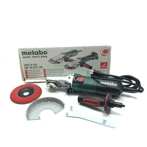 Metabo WEF 9-125 5" Flat-Head Wired Angle Grinder 8A 910W Non-Locking Trigger - Picture 1 of 10