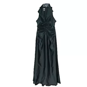 Vestido de Colección Tadashi Couture para Mujer 12 Negro Sin Mangas Largo Completo EE. UU. - Imagen 1 de 9