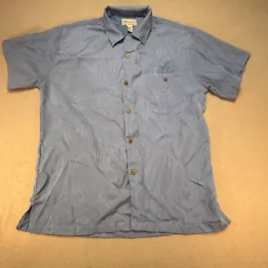 Passion Las Vegas Camp Shirt Tropical Palm Tree Print Button Up Shirt M - Picture 1 of 7