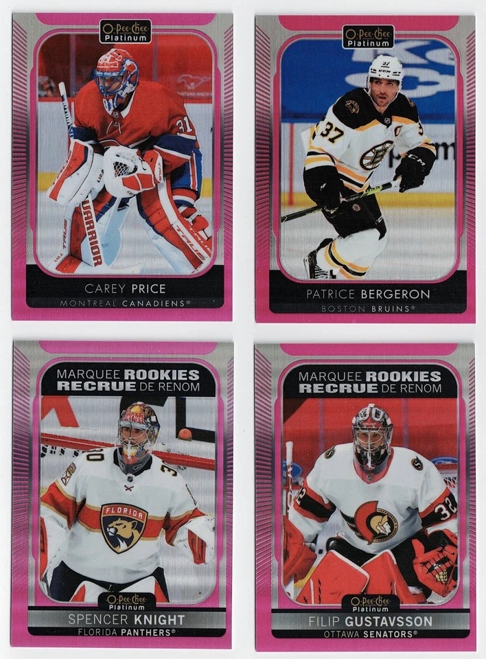 2021-22 O-Pee-Chee OPC Platinum Matte Pink #1 to 300 Pick From List !! - Image 1 of 1