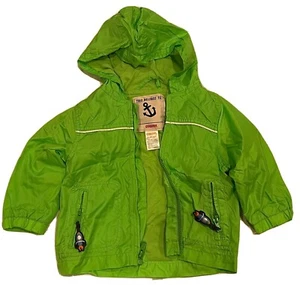 Gymboree Toddler  12-24 month Green Hooded Jacket Long Sleeve Zip up good clean - Picture 1 of 2