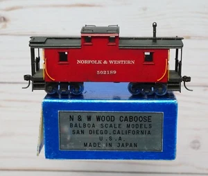 Balboa Scale Models, Norfolk & Western N&W Wood Caboose, Painted Brass HO Scale - Picture 1 of 19