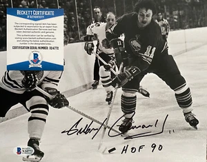 Gilbert Perreault Signed Buffalo Sabres 8x10 Photograph BECKETT COA X24772 - Picture 1 of 2
