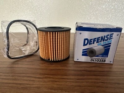 DL10358 Defense Fram Engine Oil Filter with Rubber Gasket - Image 1 of 4