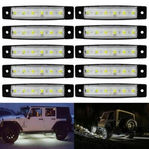 10x LED Rock Underbody Lights Light For Jeep Offroad UTV Truck Boat ATV White - Picture 1 of 9