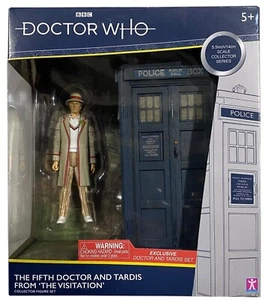 Figura de acción Doctor Who The Visitation Fifth Doctor con conjunto TARDIS NUEVO 5th Dr - Imagen 1 de 8