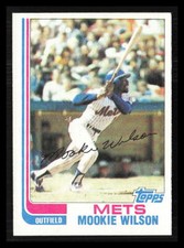 Mookie Wilson 1982 Topps #143  New York Mets