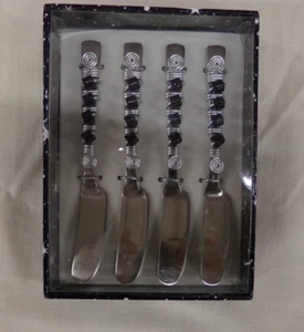 Wild Eye Designs 4 Piece Mini Spreader Collection Colorful Beaded Handles NEW - Picture 1 of 3