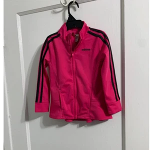 4T Adidas pink zip up jacket - Picture 1 of 3