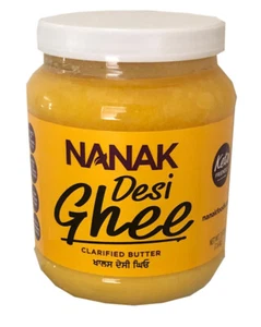 Nanak Pure Desi Ghee Clarified Butter Indian Cooking Baking, 56 Ounces - Picture 1 of 2