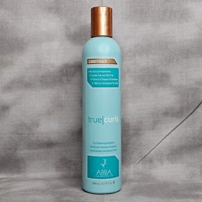 Condicionador ABBA True Curls com Orégano, Alecrim, Capim Limão 10,1 oz NOVO - Imagem 1 de 2